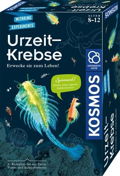 KOSMOS EXPERIMENTIERKASTEN - URZEIT-KREBSE MITBRINGSPIEL NEU OVP