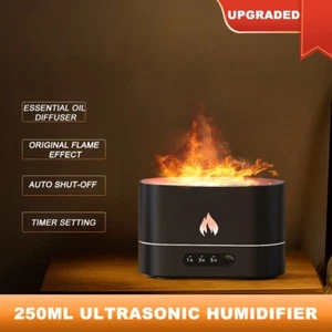 Aroma Humidifier Essential Oil Diffuser Grain Ultrasonic Air LED Aromatherapy US - Picture 1 of 10