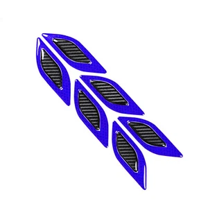 6x Car Vent Edge Bumper Reflective Sticker Decal For Auto Exterior Accessories - Picture 1 of 17