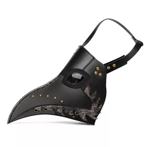 Female Mask Plague Doctor Mask Birds Mouth Long Nose Steampunk Halloween Costume - Picture 1 of 9