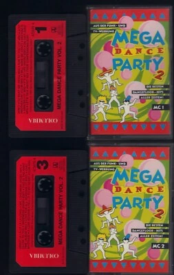 Mega Dance Party 2 Dancefloor Hits 90er Adamski Maxi Priest 1993 MC Kassette 306 - Bild 1 von 3
