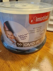 Imation DVD+R Recordable 50 Spindle Pack 16 x Speed , 120 Min, Blank Media - Picture 1 of 5