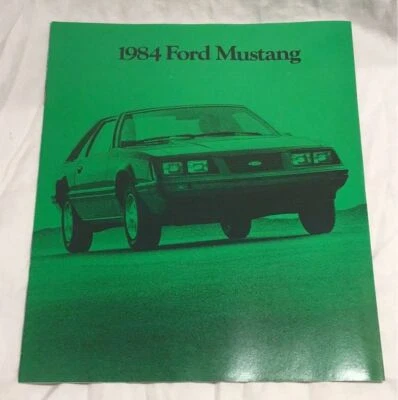 1984 Ford Mustang dealer sales brochure - Image 1 of 4