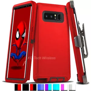 Custodia antiurto per Samsung Galaxy Note 8 robusta resistente + clip da cintura - Foto 1 di 12