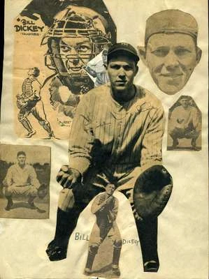 Bill Dickey Myril Hoag Signed 8x10 Album Page  Jsa Authenticated Autograph - Image 1 of 2