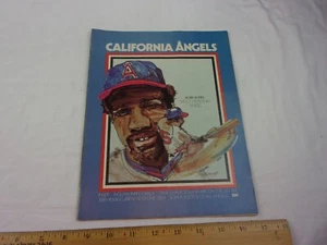 California Angels vs Cleveland Indians 1976 program Nolan Ryan shutout 2-0 - Picture 1 of 3