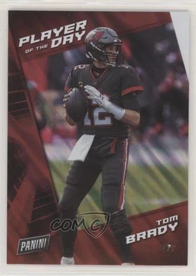 2021 Panini Player of the Day Silver Tom Brady #1 - Image 1 of 3