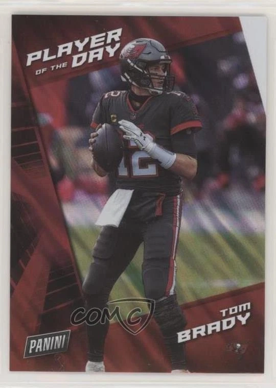 2021 Panini Player of the Day Silver Tom Brady #1 - Image 1 of 3