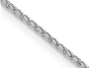 18 inch 14 Karat White Gold Franco Chain in (1.15mm) - Picture 1 of 4