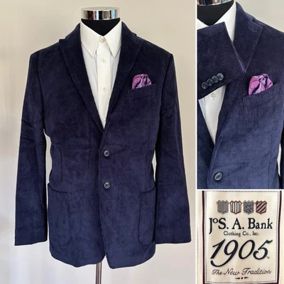 Chaqueta Abrigo Deportivo Pana Blazer Pana Dos Botones Algodón Jos A Bank 1905 Talla 42R Foto 1 de 4