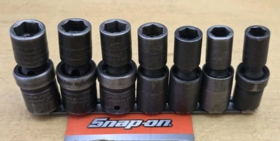 Snap On 307IPLMY - 1/2" Drive 7 Pc Metric Shallow 6Pt Impact Swivel Socket Set - Image 1 of 4