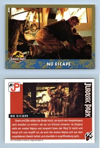 No Escape #68 Jurassic Park 1993 Topps German Trading Card - Picture 1 of 1