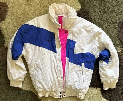 Abrigo Chaqueta Puffer Vintage St. Johns Bay Esquí Retro Mujer Talla L Colorblock Apres Foto 1 de 4