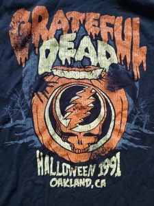Grateful Dead Halloween 1991 Oakland, CA Kurzarm T-Shirt Herren Damen LARGE - Bild 1 von 7