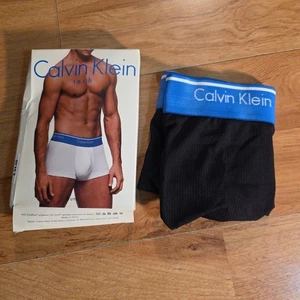 Herren Calvin Klein Tech Active Trunk XL Schwarz/Blau Band Vintage Slip - Bild 1 von 4