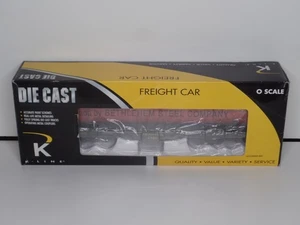 K-Line K693-1931 O Scale Die Cast Reading Flat Car Bethlehem Steel Pipe Load - Picture 1 of 9