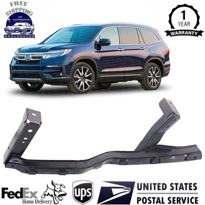 Front Bumper Bracket Steel Left Side For 2016-22 Honda Pilot 2017-20 Ridgeline Foto 1 de 4