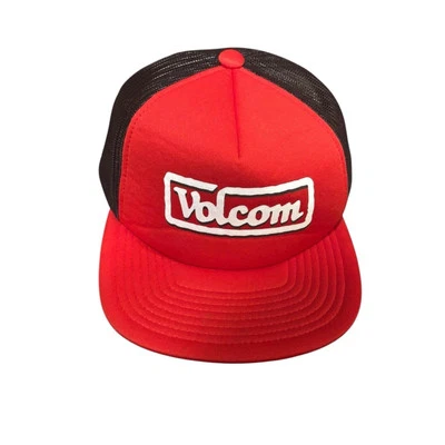 Volcom Axwell Trucker Hat Red Black One Size - Image 1 of 4