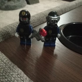 Lot of 2 LEGO Robo SWAT Minifigures Super Secret Police The LEGO Movie 