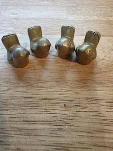 Vintage Miniature Brass Birds Lot of 4 - Picture 1 of 8