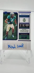 2018 Panini Contenders Draft Picks Blue Foil Michael Gallup Rookie Auto Cowboys - Foto 1 di 1