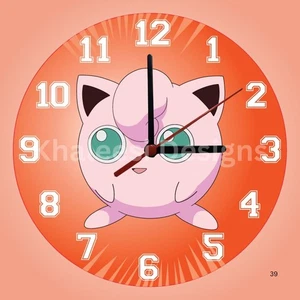 Exclusive Pokémon #039 Jigglypuff First Gen Wall Clock - Picture 1 of 9