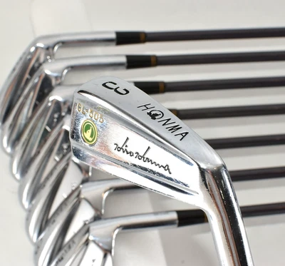 Honma CL-505 8p 3-4-5-6-7-8-9-10 RH Golf Men Club Iron Set Stiff Tour Beam 80 S - Image 1 of 4