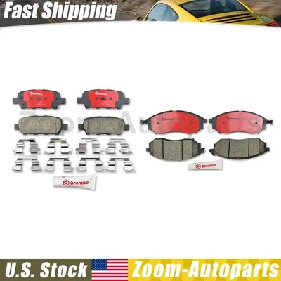 Kit de pastillas de freno delanteras traseras Brembo OE para Infiniti EX35 2008 2009 2010 Foto 1 de 3