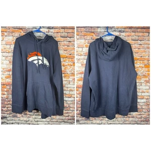 Denver Broncos Herren XXL 2XL Blau Hoodie Pullover Sweater Antigua - Bild 1 von 9