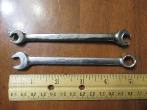 Set 2 Snapon wrenches - RXFS81B 1/4-5/16 & OEX110 11/32, USA - Picture 1 of 10