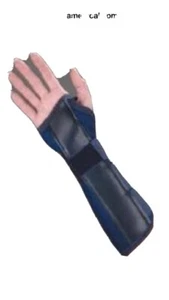 Deroyal Canvas Wrist Forearm Splint, Metal Stays & Straps Left, Medium Premiere - Picture 1 of 5