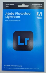 Adobe Photoshop Lightroom 1 TB Cloud 12 Monate + Norton Deluxe 2 Plus 1 - Bild 1 von 3