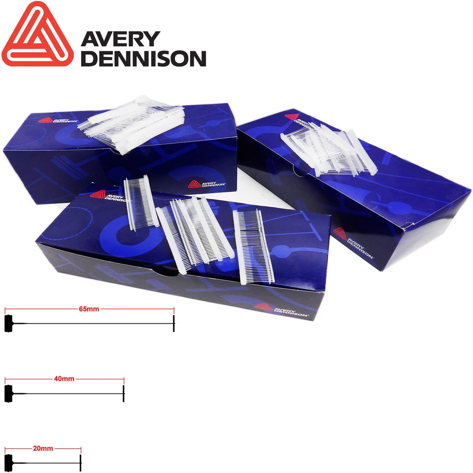 AVERY DENNISON ATTACHMENT TAGGING GUN STRONG BARBS TAG FOR KIMBLE SET 15mm-65mm