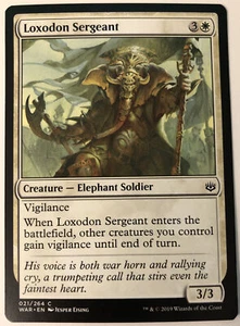 MTG Loxodon Sergente Guerra della Scintilla 021/264 Comune Regolare - Foto 1 di 1