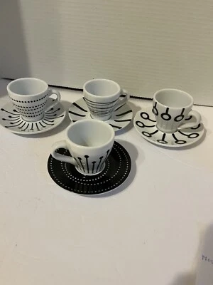 Nuevo Juego de 4 Tazas y Platillos Espresso Bodum Paula Foto 1 de 4