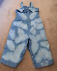 Baby girls denim dungarees age 18 - 24 months NEXT all in one 2in1 summer set 