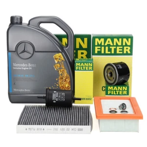 MANN Filterset + 5L ORIGINAL 5W40 MB 229.5 für SMART FORFOUR FORTWO 453 1.0 - Bild 1 von 6
