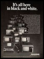 New Listing1970 Panasonic Televisions "It's All Here In Black & White" Vintage Tv Print Ad