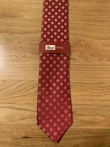 Christmas Tie Holiday Tie Snowflakes - New - Picture 1 of 4