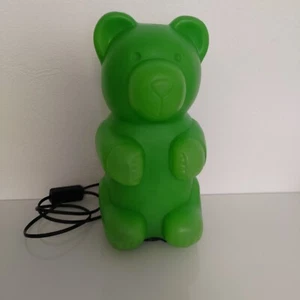 Messow Bärenlampe grün 30cm Lampe - 90er Jahre POP Art Tischleuchte Wand VINTAGE - Bild 1 von 3