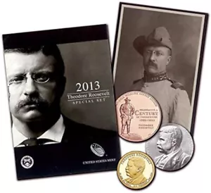 2013 Theodore Roosevelt Coin and Chronicles Set - Picture 1 of 9