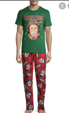 Men's Pajamas Set a Christmas Story Oh Fudge Ralphie Size L Briefly Stated