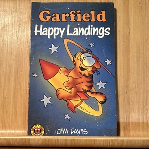 JIM DAVIS Happy Landings Vintage GARFIELD Book Vintage Jim Davis 1989 (R2.4) - Picture 1 of 9