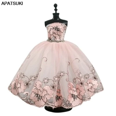 Floral Ballett Kleid für Barbie Puppe Outfits 1/6 Puppen Zubehör Kleid Kleidung