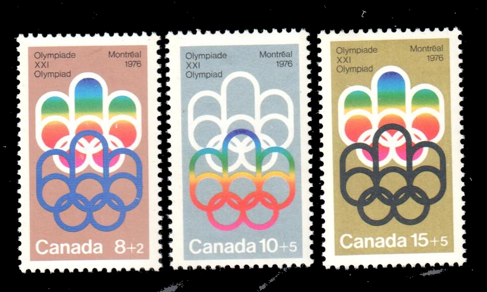 Canada Scott B1-3  1976 Olympics Mint Never Hinged - Image 1 of 1