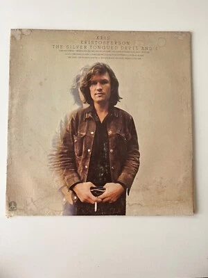 Kris Kristofferson Silver Tongued Devil And I LP Columbia 30679 Orig Inner VG - Image 1 of 4