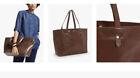 New With Tag Tan Leather Stylish Tote Bag By John Lewis * Free Postage *