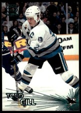 1997-98 Pacific Crown Emerald Green Todd Gill San Jose Sharks #98 R104