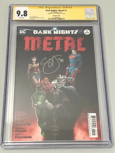 Dark Nights Metal 1 CGC 9.8 Signature Series Scott Snyder Second Print - Picture 1 of 3