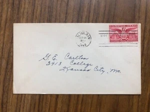 US Stamps #C40 1949 6C Alexandria, VA 200th Air Mail Cover - Picture 1 of 2